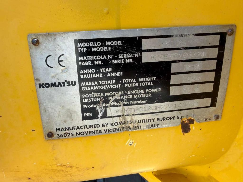Komatsu PC 75R Foto 16