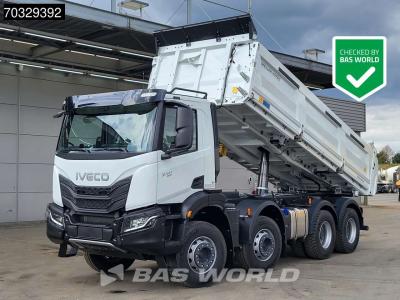 Iveco X-Way 500 8X4 NEW! 14m3 Meiler Trigenius 3-way tipper Steel suspension Big-Axle Euro 6 in vendita da BAS World B.V.
