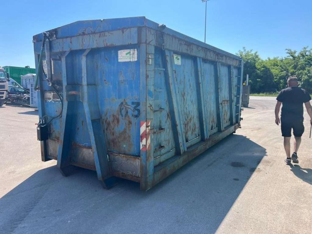 CONTAINER SCARRABILE USATO CON COPERCHIO Foto 1