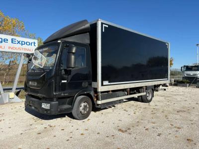 Iveco EUROCARGO 75-160 furgonato con sponda EURO 6 in vendita da Bridge Export Srl