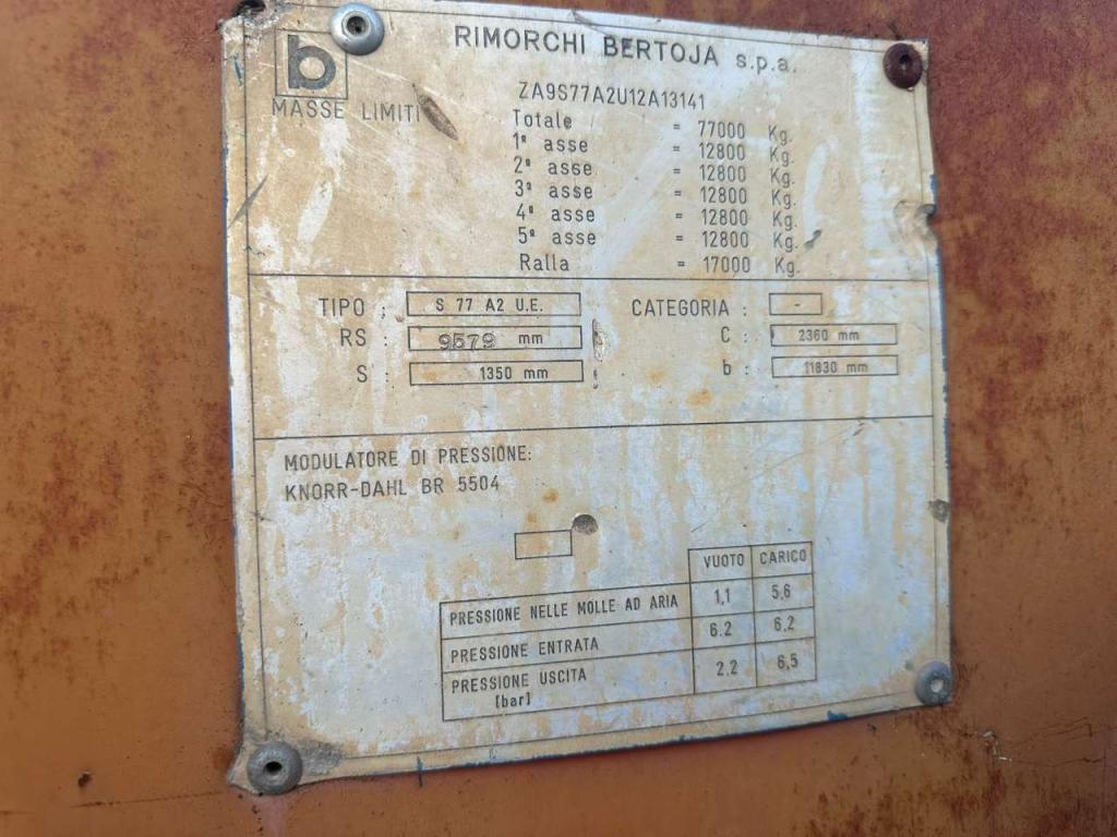 Bertoja Semirimorchio pianale Foto 12