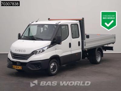 Iveco Daily 35C21 3.0L Open Laadbak Dubbel Cabine 210PK Dubbellucht t ACC LED Airco Camera CarPlay 3,5t T in vendita da BAS World B.V.