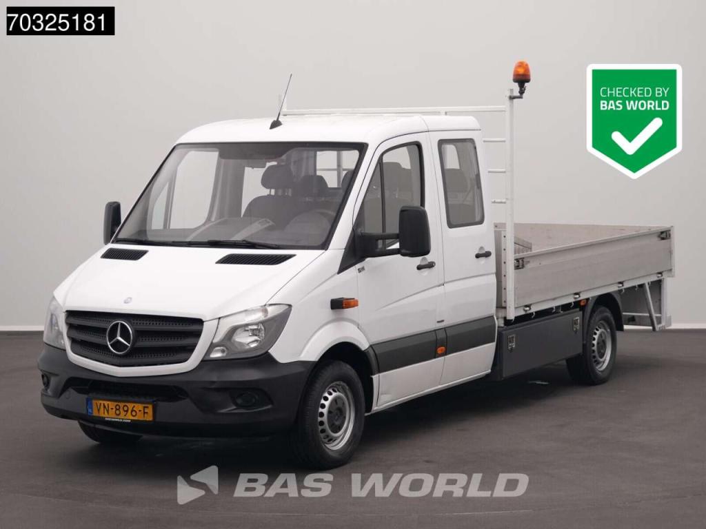 Mercedes-Benz Sprinter 413 CDI Dubbel Cabine Open Laadbak Trekhaak Zwaailampen Euro6 Pritsche DC Doka Towbar Foto 1