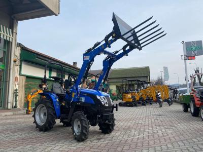 Solis S16 CARICATORE FRONTALE con FORCA LETAME e/o LEGNA SFILABILE in vendita da Giordano Srl