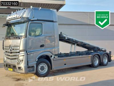 Mercedes-Benz Actros L 2848 6X2 HTS 30 tons cable system Lift-Axle Full Air Automatic Euro 6 in vendita da BAS World B.V.