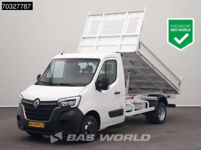 Renault Master 130PK Kipper Dubbellucht 3,5t Trekhaak Airco Cruise Euro6 Tipper Benne Kieper A/C Towbar Cru in vendita da BAS World B.V.