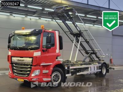Daf CF 340 4X2 NL-Truck APK 15t VDL CI 15-6 cable lift Automatic ACC Euro 6 in vendita da BAS World B.V.
