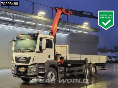 Man TGS 26.360 TGS 6X2 NL-Truck Palfinger PK17.001 Crane Kran Lift+Steering-Axle Navi Euro 6 Palfinger in vendita da BAS World B.V.