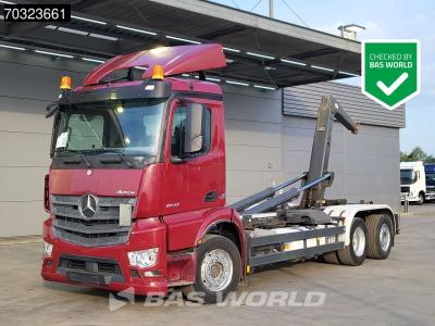 Mercedes-Benz Antos 2542 6X2 Meiller RK 20 70 Lift + Steering axle Automatic Euro 6 in vendita da BAS World B.V.
