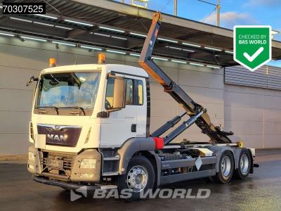 Man TGX 28.460 6X2 20tons Marrel AL 20 S56 containersystem Automatic Lift-Axle Euro 6 in vendita da BAS World B.V.