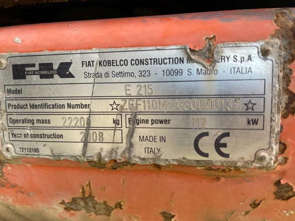 Fiat Kobelco E215 Foto 1