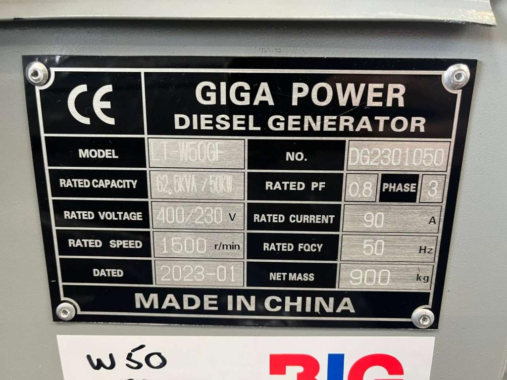 Giga Power LT-W50-GF 62.5KVA silent set Foto 11