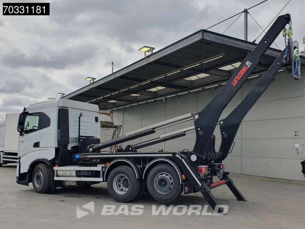 Iveco X-Way 530 6X2 NEW! Hiab FTR18 skiploader Automatic Euro 6 Foto 2