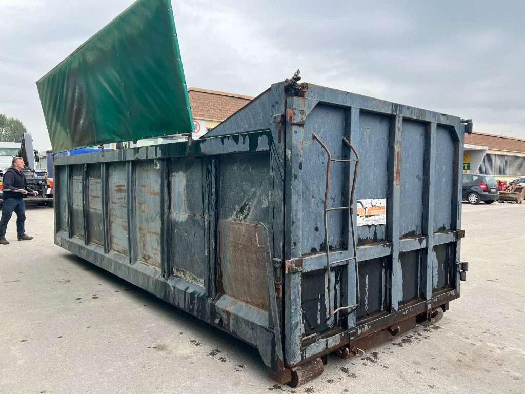 CONTAINER SCARRABILE USATO CON COPERCHIO Foto 5