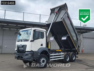 Man TGS 33.480 6X4 NEW! 22m3 tipper Big-Axle Steel suspension Automatic Euro 6 in vendita da BAS World B.V.