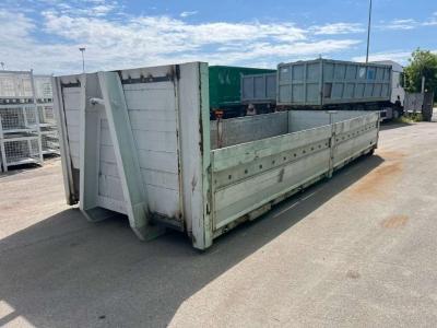 CONTAINER SCARRABILE USATO A PIANALE CON SPONDE in vendita da Aurora Srl