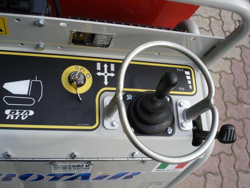 Rotair RAMPICAR R70 AE DUMPER AUTOCARICANTE - MOTORE DIESEL YANMAR Foto 12
