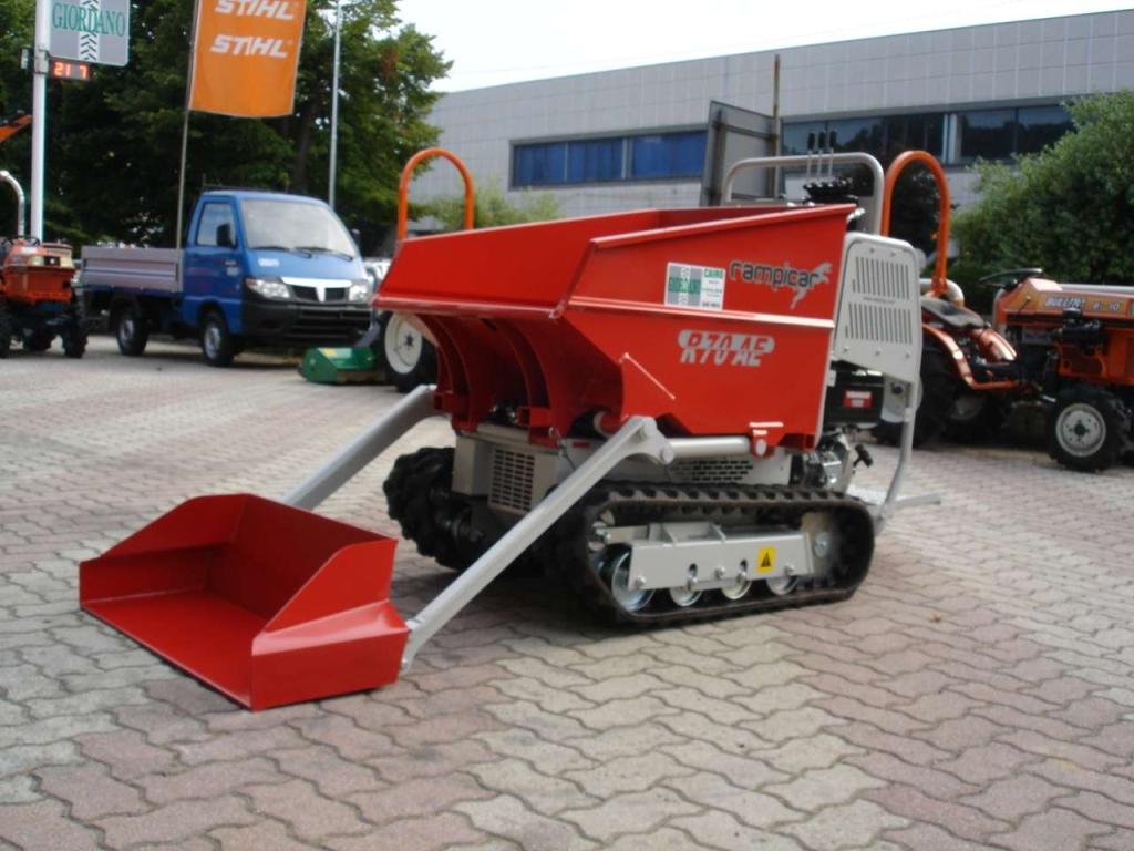 Rotair RAMPICAR R70 AE DUMPER AUTOCARICANTE - MOTORE DIESEL YANMAR Foto 16