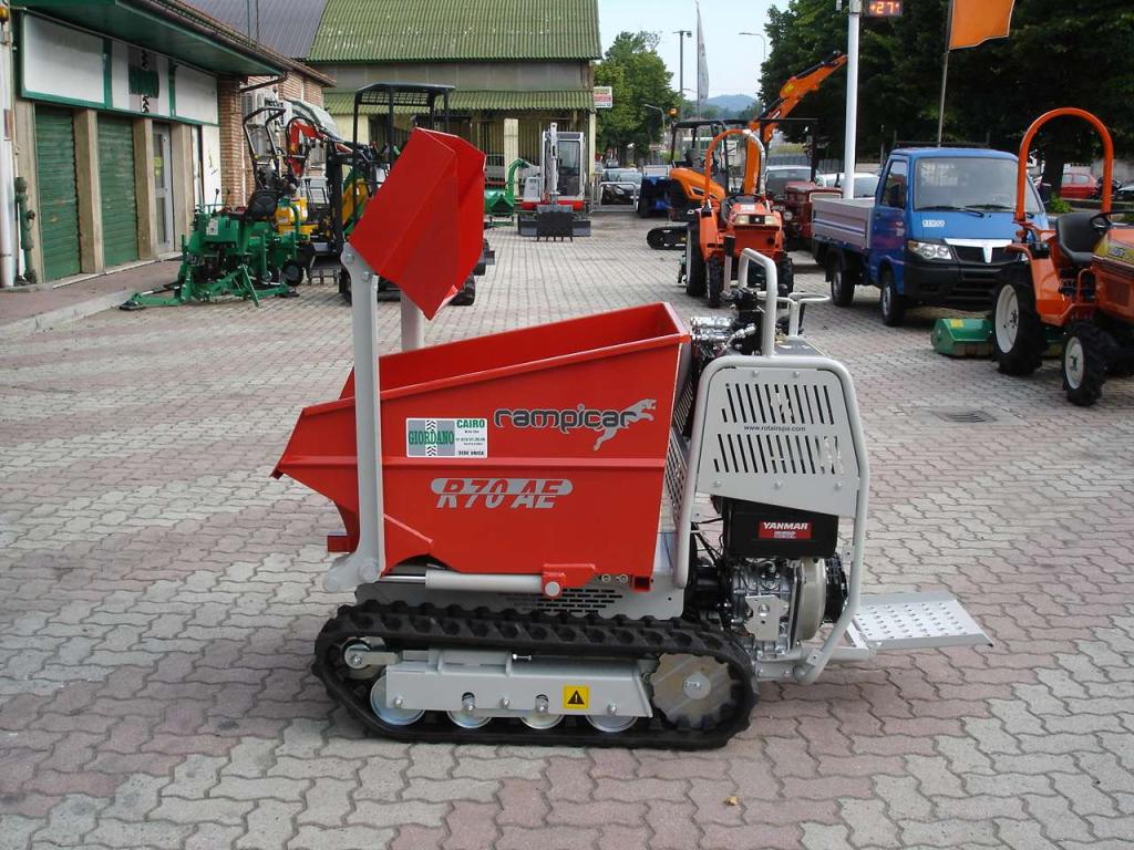 Rotair RAMPICAR R70 AE DUMPER AUTOCARICANTE - MOTORE DIESEL YANMAR Foto 18