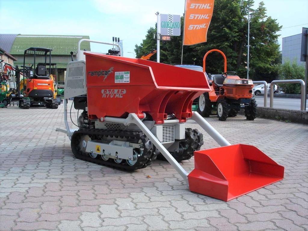 Rotair RAMPICAR R70 AE DUMPER AUTOCARICANTE - MOTORE DIESEL YANMAR Foto 2