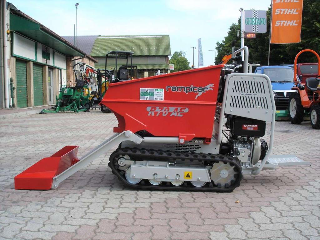 Rotair RAMPICAR R70 AE DUMPER AUTOCARICANTE - MOTORE DIESEL YANMAR Foto 20