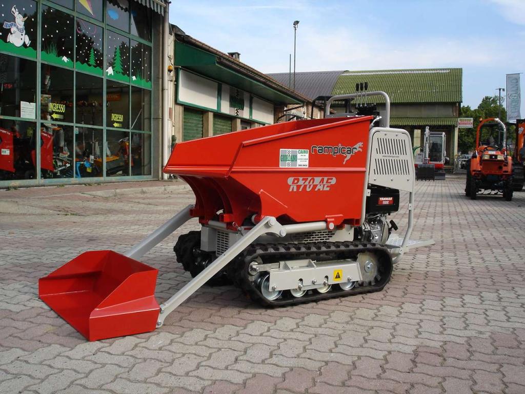 Rotair RAMPICAR R70 AE DUMPER AUTOCARICANTE - MOTORE DIESEL YANMAR Foto 3