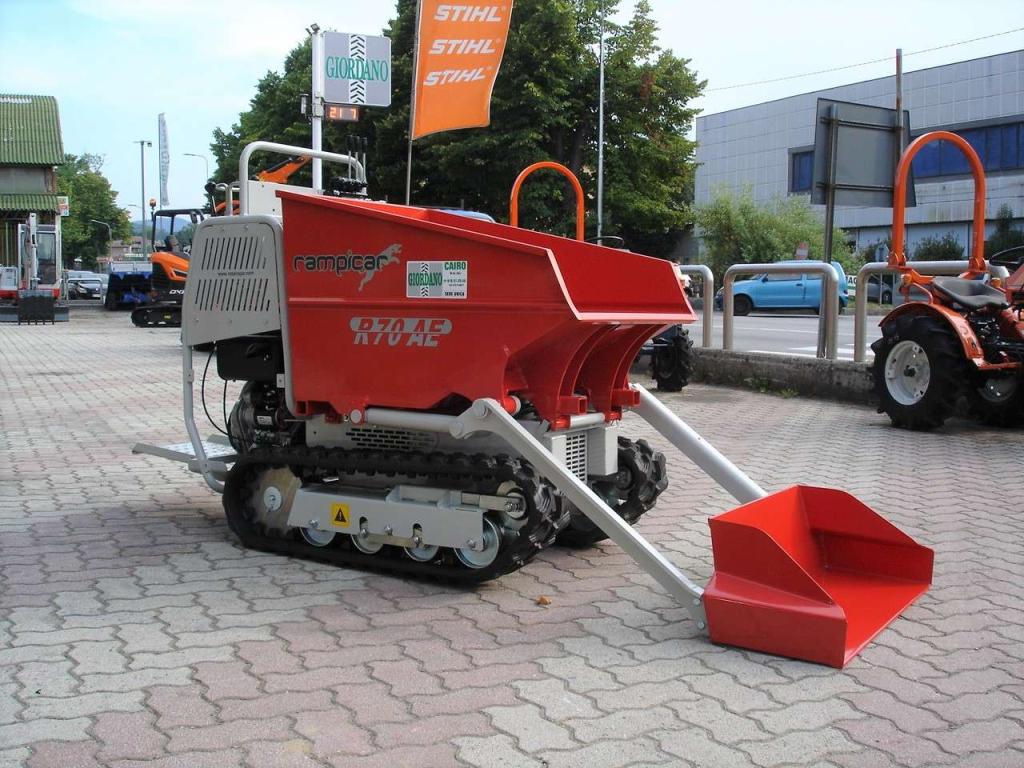 Rotair RAMPICAR R70 AE DUMPER AUTOCARICANTE - MOTORE DIESEL YANMAR Foto 4