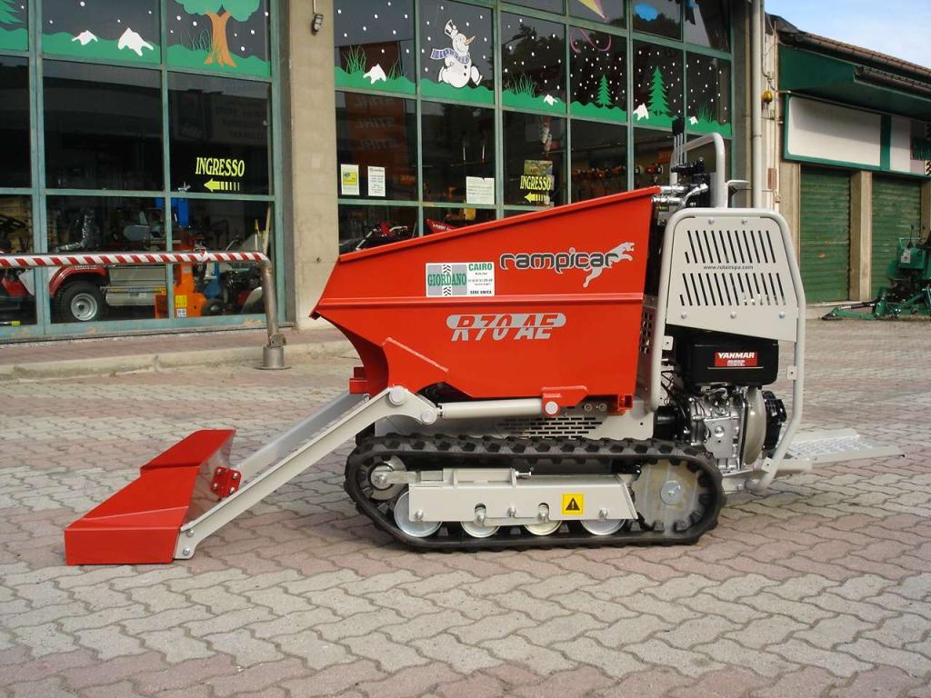 Rotair RAMPICAR R70 AE DUMPER AUTOCARICANTE - MOTORE DIESEL YANMAR Foto 7