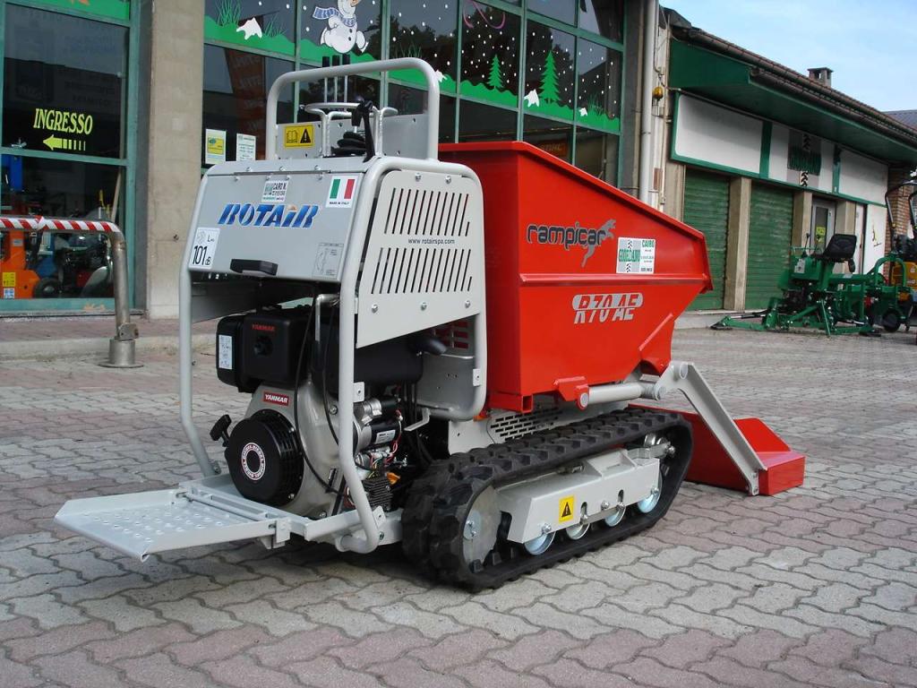 Rotair RAMPICAR R70 AE DUMPER AUTOCARICANTE - MOTORE DIESEL YANMAR Foto 8