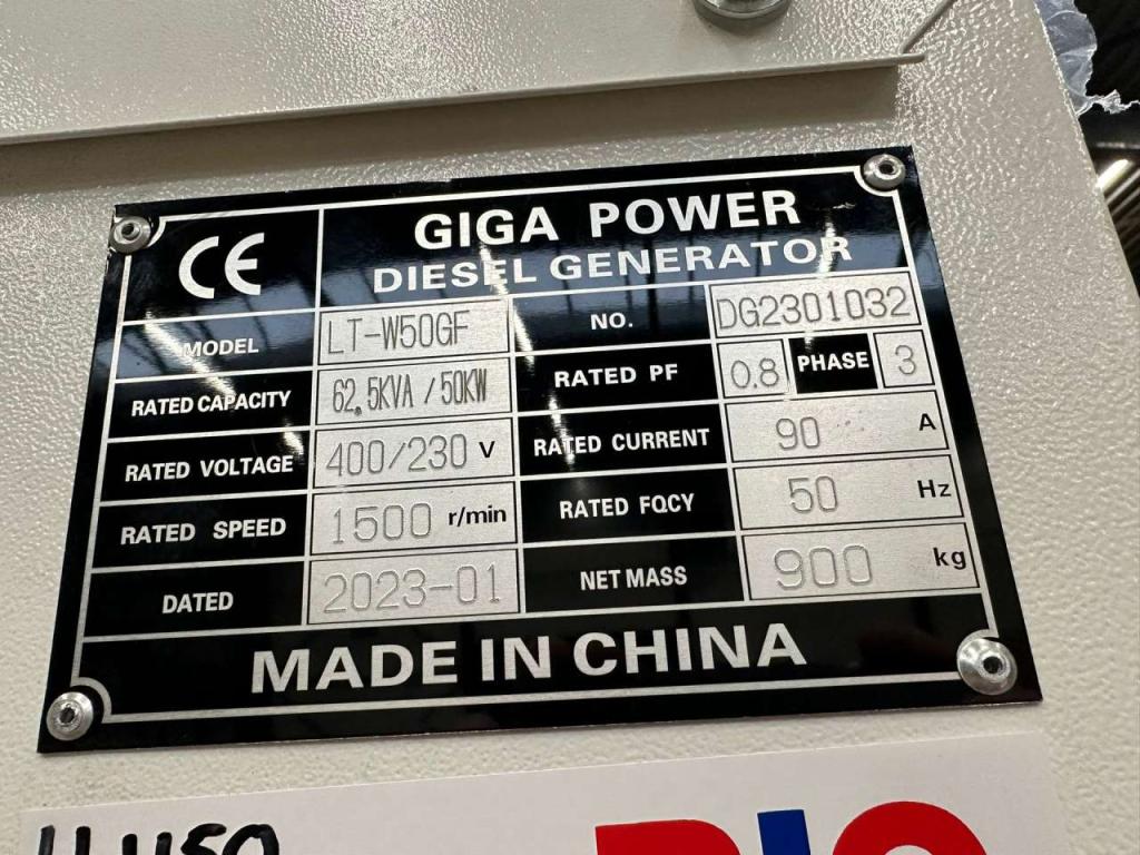 Giga Power LT-W50-GF 62.5KVA silent set Foto 19