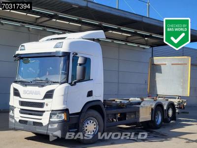 Scania P500 P 6X2 Full Air Zepro 2500kg Ladebordwand Lift-Lenk Asche Retarder Automatic in vendita da BAS World B.V.