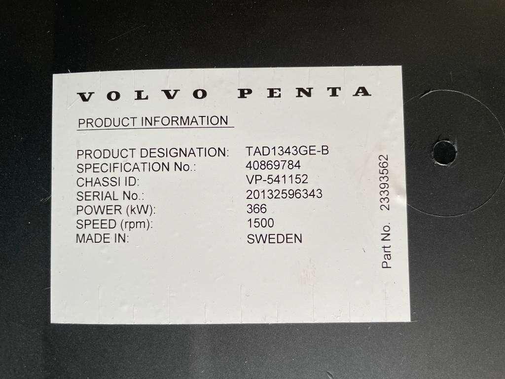 Volvo TAD1343GE-B - 415 kVA Generator - DPX-18879 Foto 16