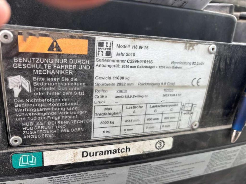 Hyster H8.0FT6 Foto 6