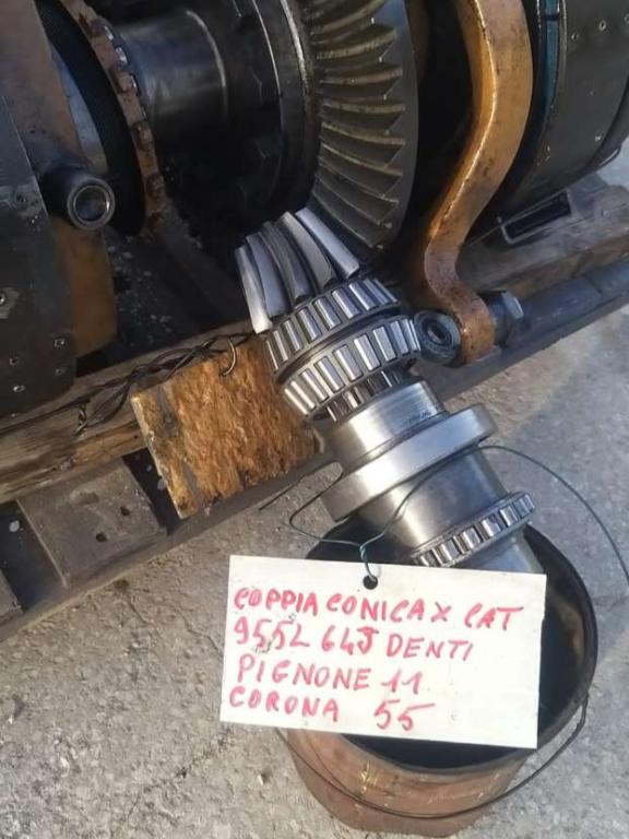 Coppia conica per Caterpillar 955L 64J10000 Foto 3