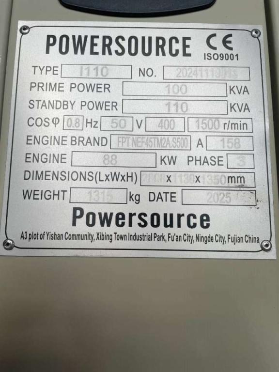 Iveco NEF45TM2A - 110 kVA Generator - DPX-19791 Foto 6