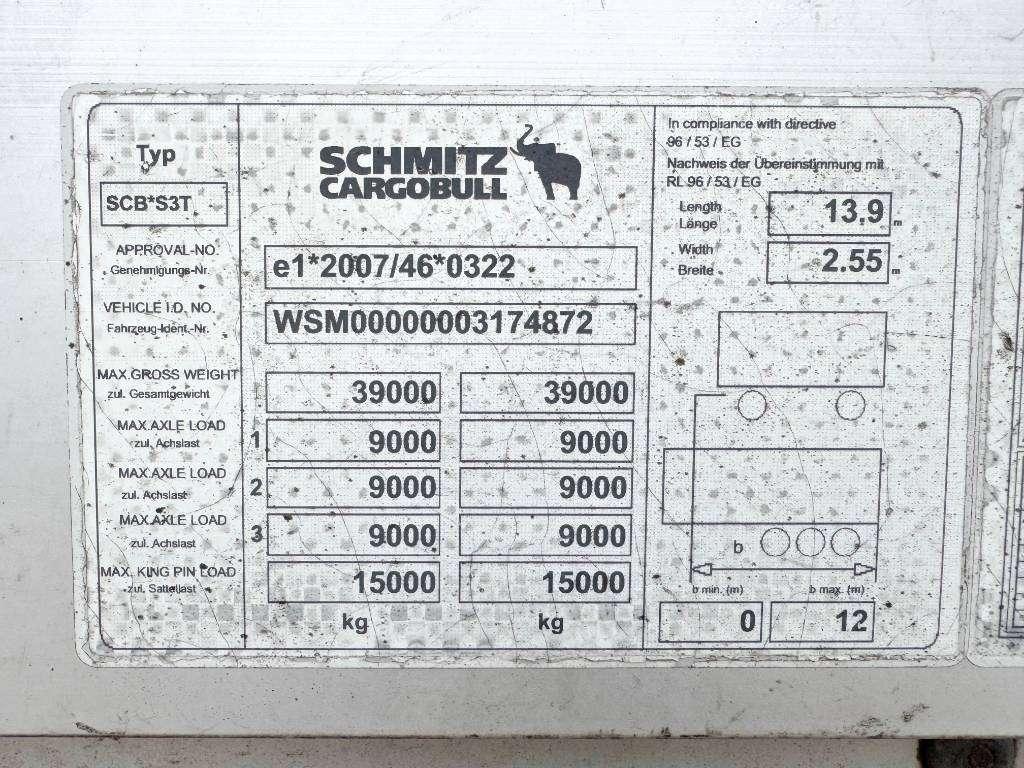 Schmitz Cargobull SCB*S3T Drankentrailer / 3 Axles / Speed Curtain Foto 19