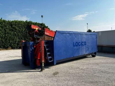 CONTAINER SCARRABILE USATO A CIELO APERTO + GRU in vendita da Aurora Srl