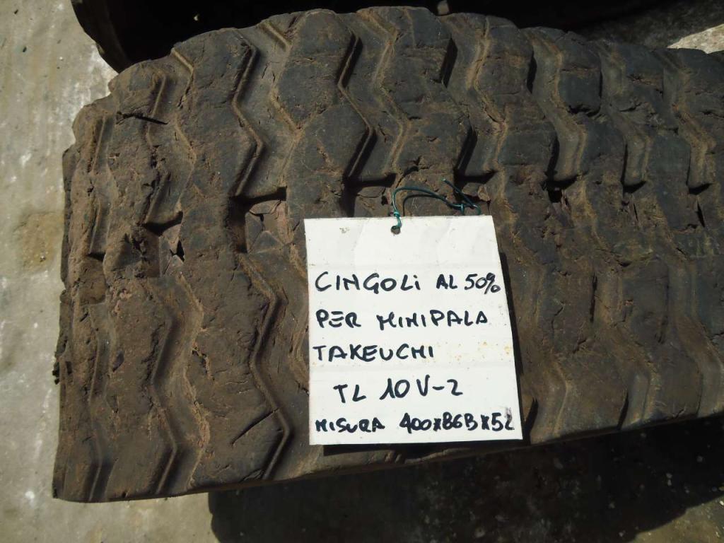 Cingolo in gomma per Takeuchi TL10V-2 Foto 2