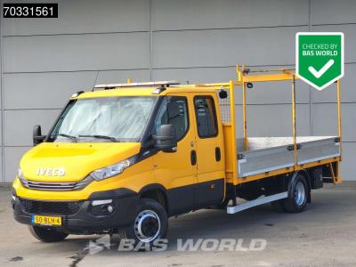 Iveco Daily 70C18 7 Tons Euro6 Automaat Dubbel Cabine Open Laadbak Pritsche Infra Werkverkeer Doka Mixto in vendita da BAS World B.V.
