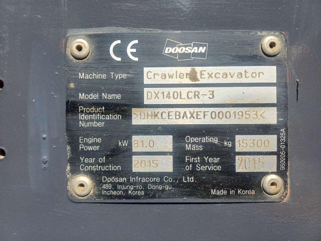 Doosan DX140LCR-3 Foto 20