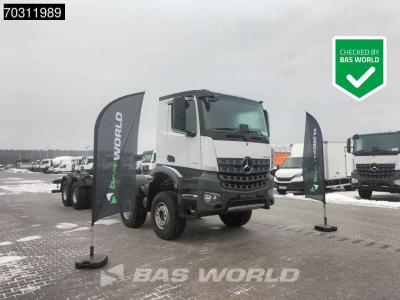 Mercedes-Benz Arocs 4451 Arocs 8X4 NEW chassis! Steel suspension Manual Engine brake Airco Euro 6 in vendita da BAS World B.V.