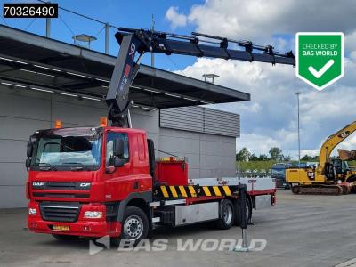 Daf CF85.360 CF 6X2 LIKE NEW! 16.000km HIAB 377 E-7 Hipro Crane Lift+steering axle Euro 5 in vendita da BAS World B.V.