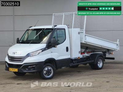 Iveco Daily 35C14 Automaat Kipper met Kist Dubbellucht 3,5t Trekhaak Airco Cruise Euro6 Tipper Benne Kiep in vendita da BAS World B.V.
