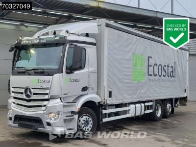 Mercedes-Benz Antos 2633 Antos 6X2 Curtainsides 2500kg Ladebordwand Steering Axle Automatic Euro 6 in vendita da BAS World B.V.