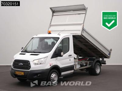 Ford Transit 170pk Kipper Dubbellucht 3,5t Trekhaak Airco Cruise Camera Euro6 Tipper Benne Kieper A/C To in vendita da BAS World B.V.