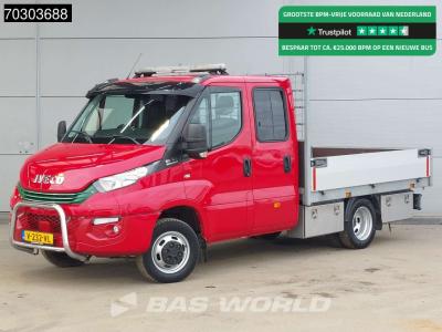 Iveco Daily 50C18 3.0L Automaat Open Laadbak Dubbellucht 3,5t Trekhaak Navi Airco Cruise Camera APK 07-20 in vendita da BAS World B.V.