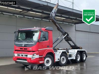 Volvo FMX 460 8X4 HIAB XR26Z56 containersystem Full Steel Big-Axle Retarder Euro 6 in vendita da BAS World B.V.
