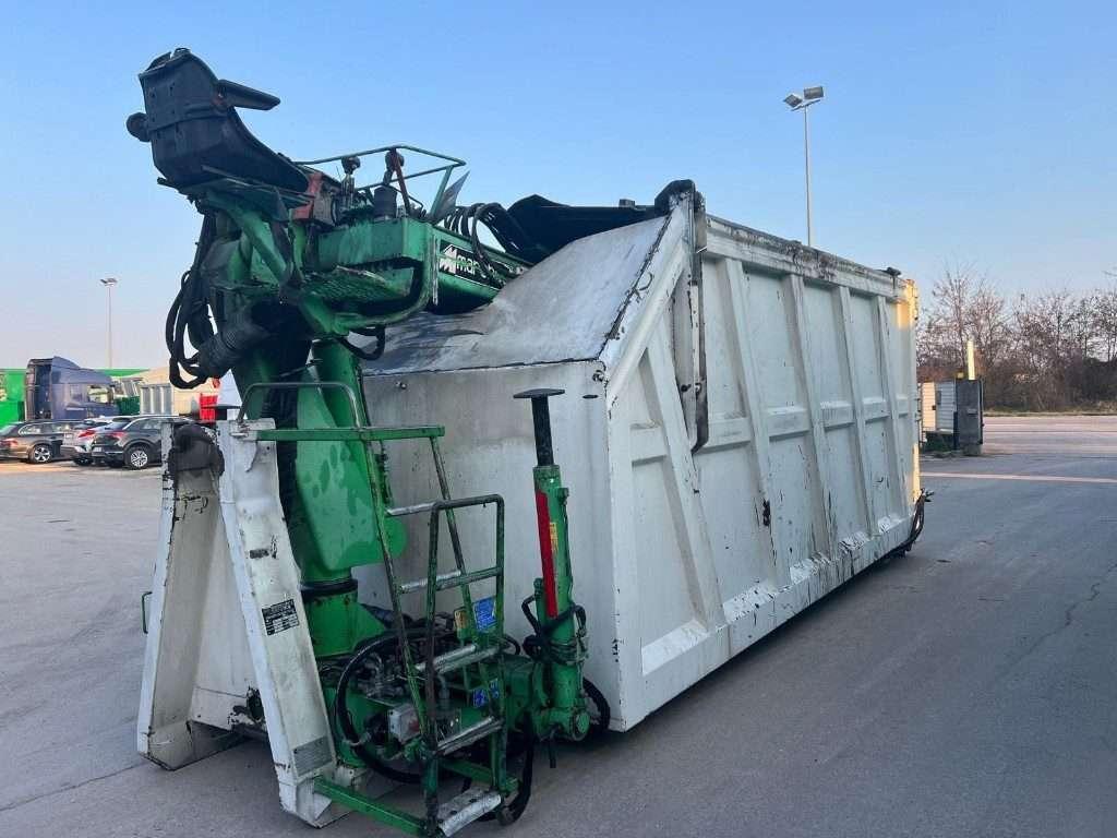 CONTAINER SCARRABILE USATO CON TETTO E GRU Foto 1