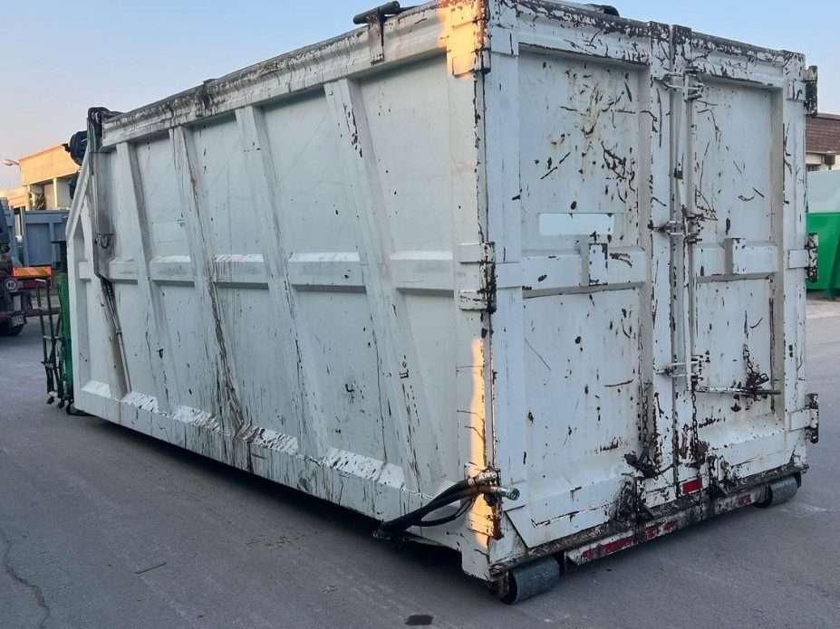 CONTAINER SCARRABILE USATO CON TETTO E GRU Foto 4