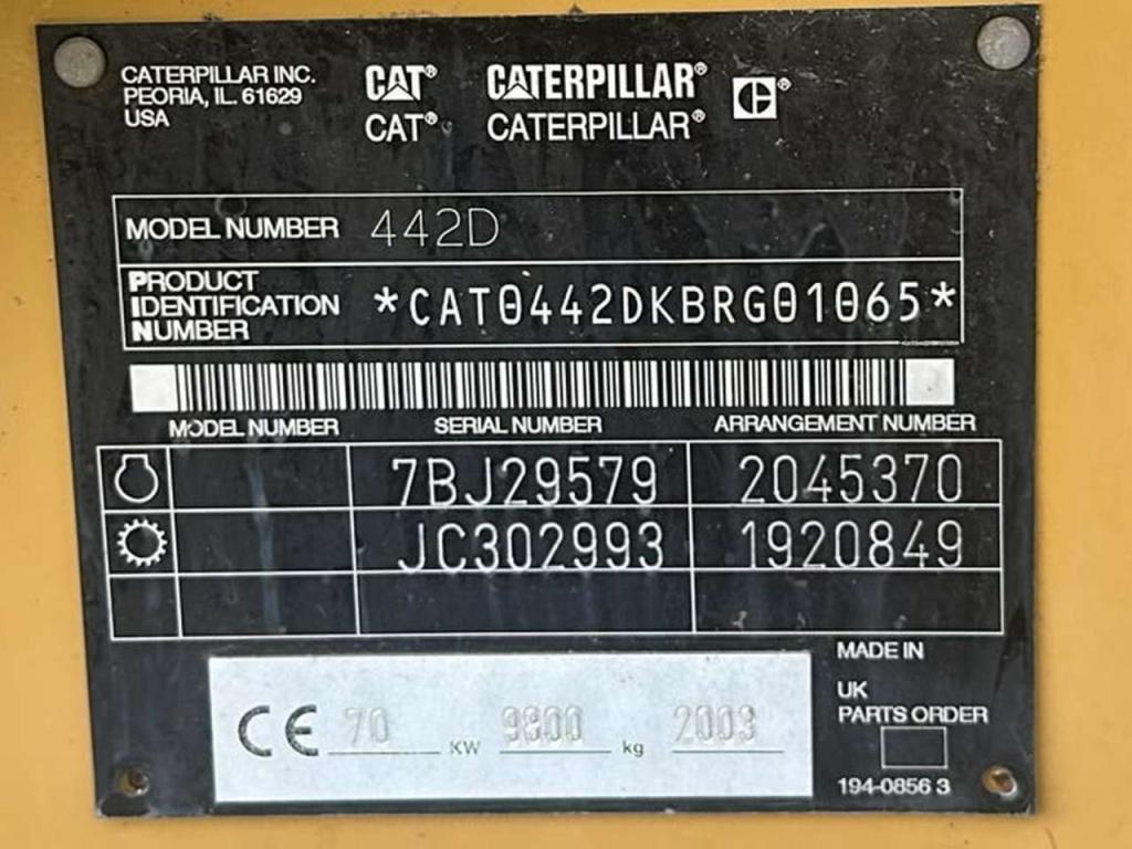 Caterpillar 442D Foto 6